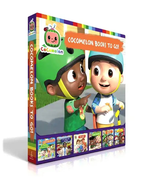 Cocomelon Books to Go! (Boxed Set): Ready for School!; Let's Meet the Doctor!; What Makes Me Happy; I Like My Name; Playdate with Cody; I'm a Firefigh - Paperback