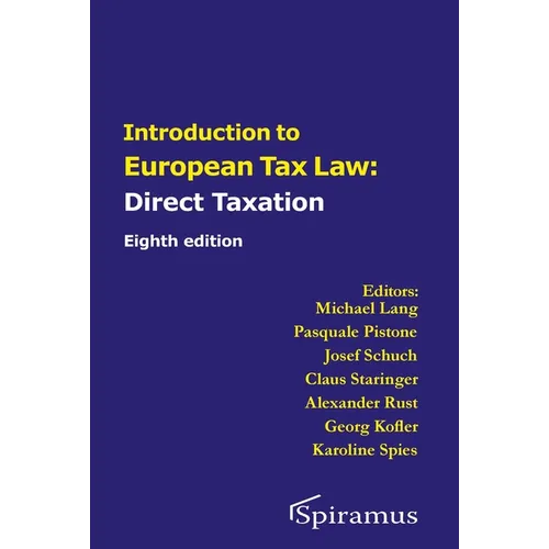 Introduction to European Tax Law: Direct Taxation - Paperback