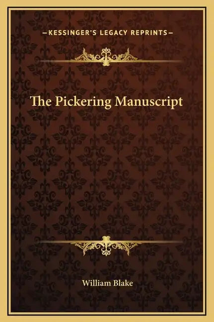 The Pickering Manuscript - Hardcover