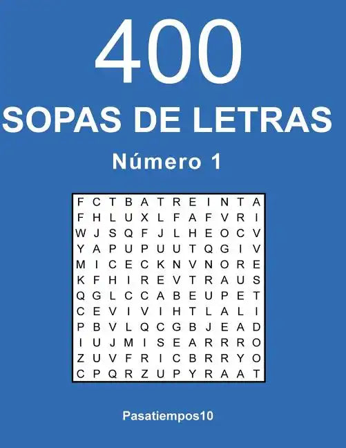 400 Sopas de letras en español - N. 1 - Paperback