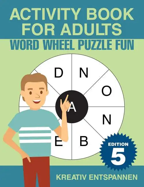 Activity Book for Adults - Word Wheel Puzzle Fun Edition 5 - Paperback