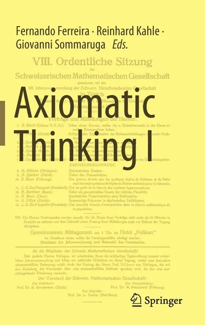 Axiomatic Thinking I - Hardcover