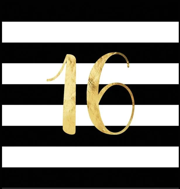 Happy 16th Birthday Guest Book (Hardcover): Sweet Sixteen Guest book, party and birthday celebrations decor, memory book, 16th birthday, happy birthda - Hardcover