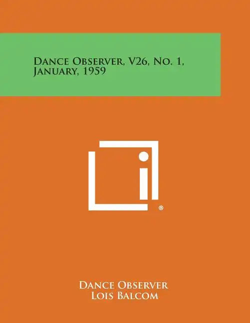 Dance Observer, V26, No. 1, January, 1959 - Paperback