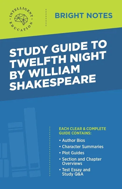 Study Guide to Twelfth Night by William Shakespeare - Paperback