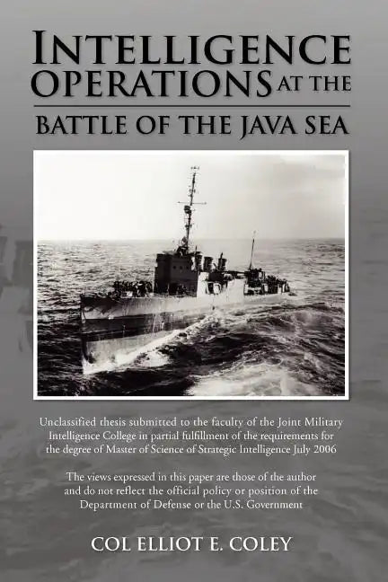Intelligence Operations at the Battle of the Java Sea - Paperback