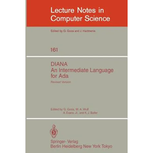 Diana. an Intermediate Language for ADA: Revised Version - Paperback