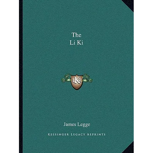 The Li Ki - Paperback