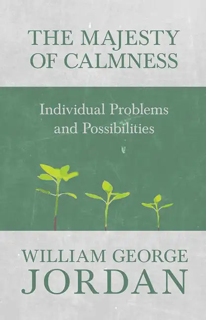 The Majesty of Calmness: Individual Problems and Possibilities - Paperback