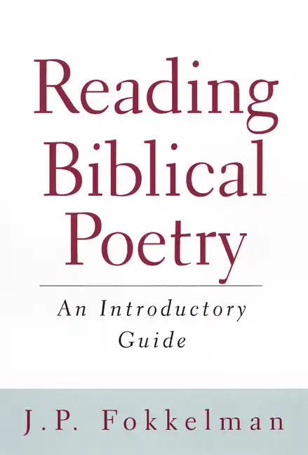 Reading Biblical Poetry - Paperback