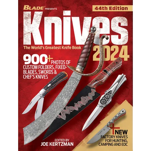 Knives 2024, 44th Edition: The World's Greatest Knife Book - Paperback