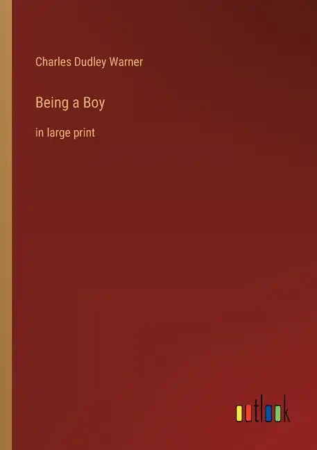 Being a Boy: in large print - Paperback
