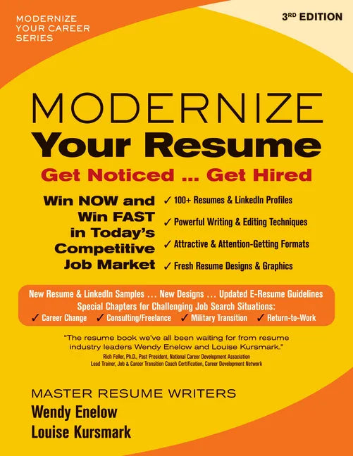 Modernize Your Resume: Get Noticed ... Get Hired - Paperback