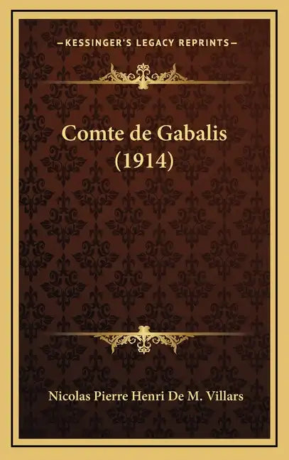 Comte de Gabalis (1914) - Hardcover