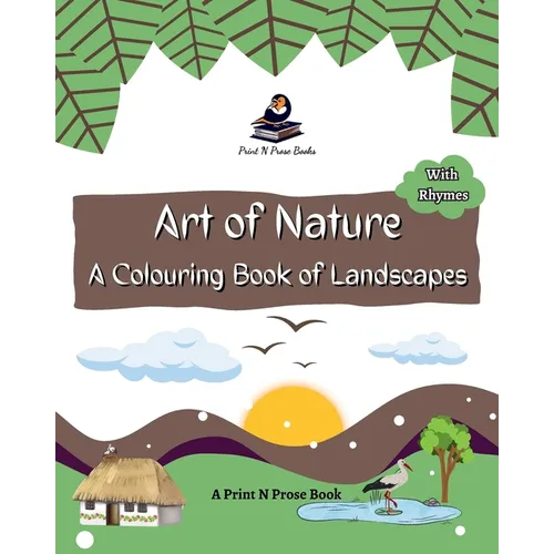 Art of Nature: A Colouring Book of Landscapes - Paperback