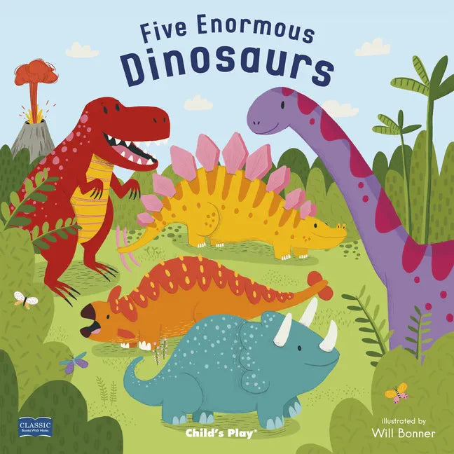 Five Enormous Dinosaurs - Paperback