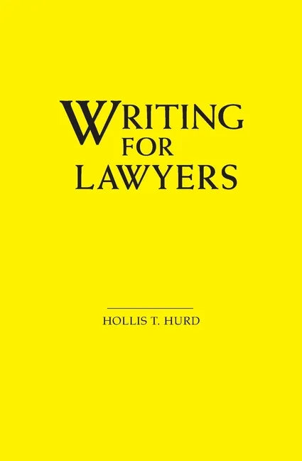 Writing for Lawyers - Paperback