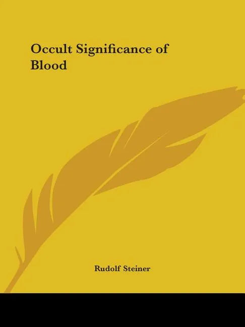 Occult Significance of Blood - Paperback