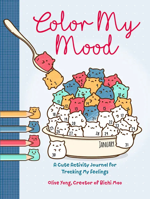 Color My Mood: A Cute Activity Journal for Tracking My Feelings - Hardcover