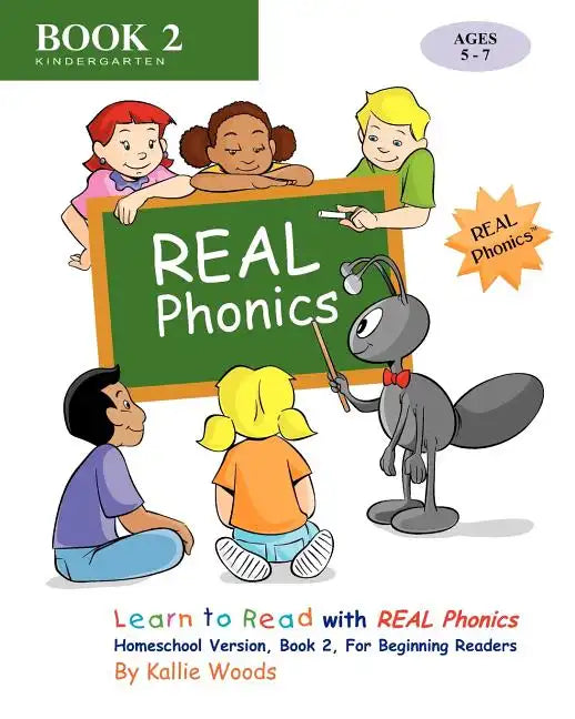 Learn to Read with REAL Phonics, Book 2, Homeschool Version: For Beginning Readers - Paperback