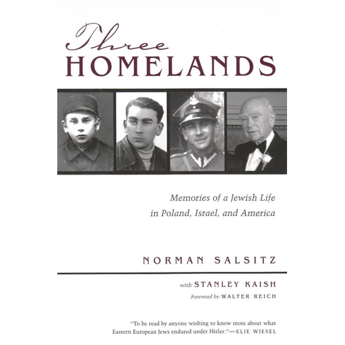 Three Homelands: Memories of a Jewish Life in Poland, Israel, and America - Hardcover