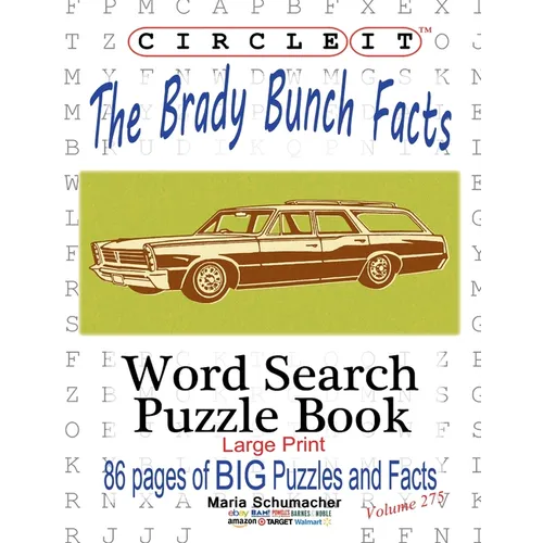 Circle It, The Brady Bunch Facts, Word Search, Puzzle Book - Paperback