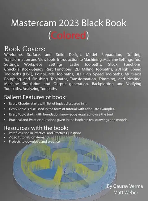 Mastercam 2023 Black Book: 3rd Edition - Hardcover