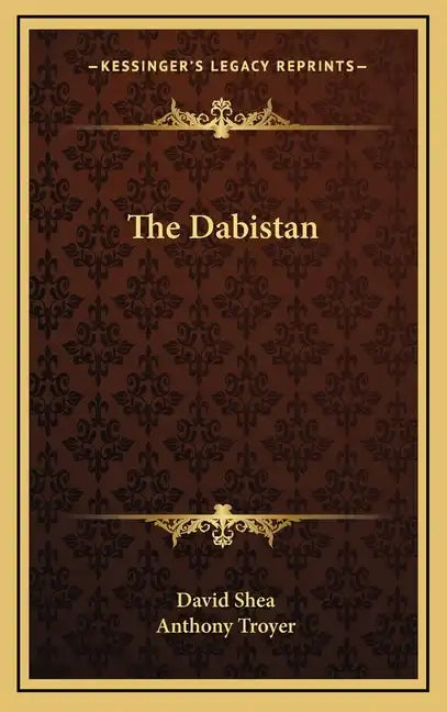 The Dabistan - Hardcover