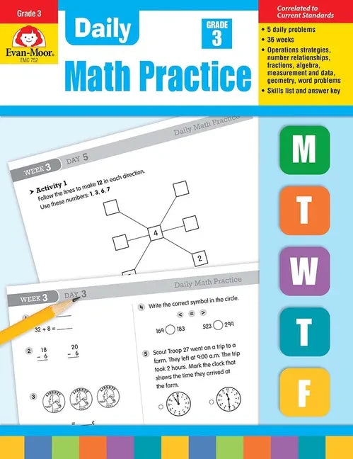 Daily Math Practice, Grade 3 Teacher Edition - Paperback