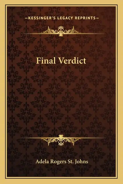 Final Verdict - Paperback