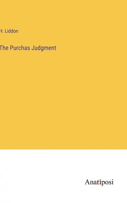 The Purchas Judgment - Hardcover