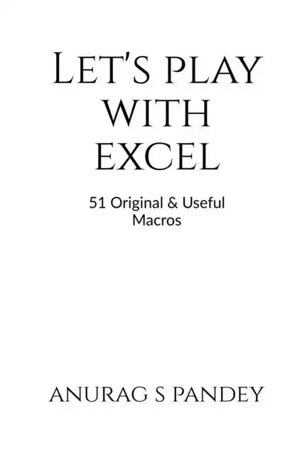 Let's Play with Excel - Paperback