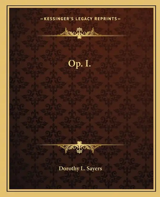 Op. I. - Paperback