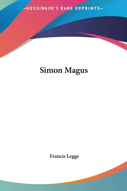Simon Magus - Hardcover