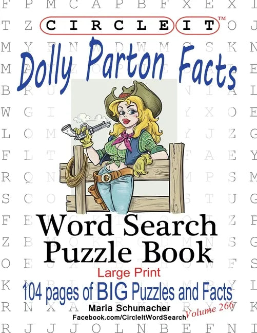 Circle It, Dolly Parton Facts, Word Search, Puzzle Book - Paperback