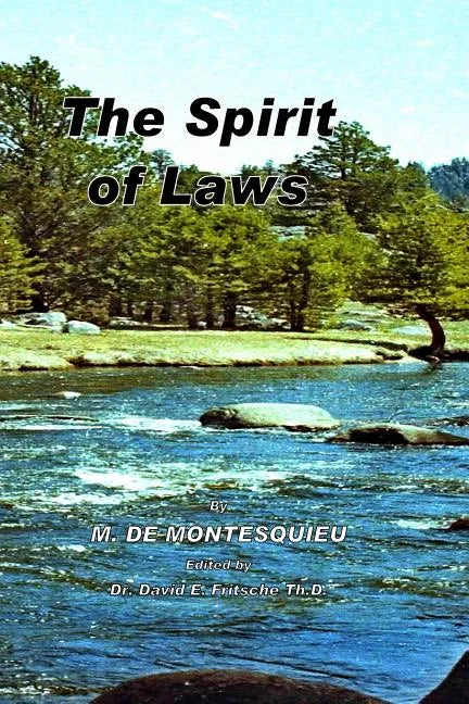 The Spirit of Laws - Paperback