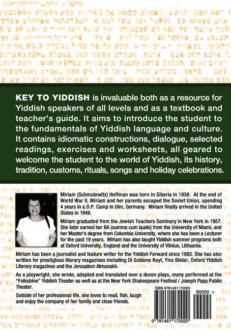 Key to Yiddish - Paperback