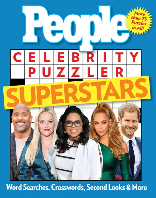 People Celebrity Puzzler Superstars: Word Searches, Crosswords, Second Looks, and More - Paperback
