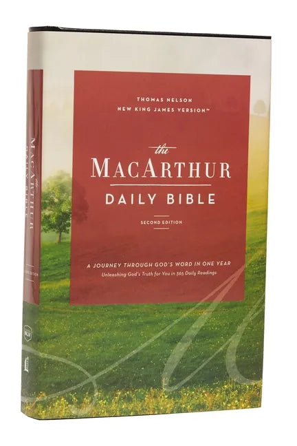 The Nkjv, MacArthur Daily Bible, 2nd Edition, Hardcover, Comfort Print: A Journey Through God's Word in One Year - Hardcover