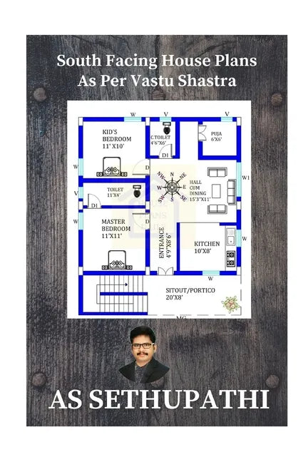 South Facing House Plans: As Per Vastu Shastra - Paperback