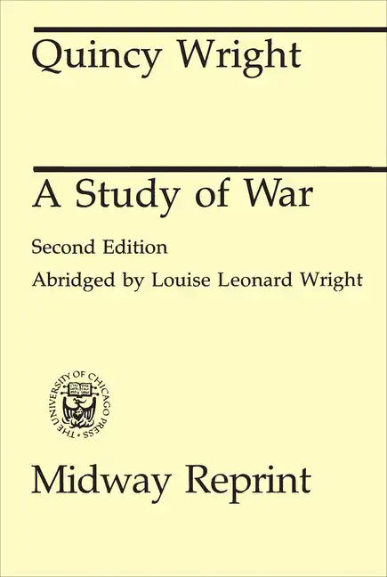 A Study of War - Paperback