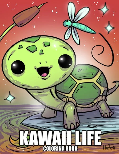 Kawaii Life Coloring Book: A Stress Free Coloring Book For Kids - Paperback