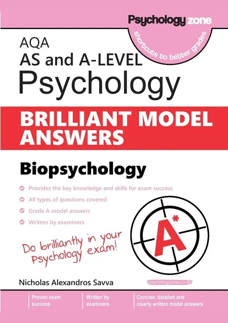 AQA Psychology BRILLIANT MODEL ANSWERS: Biopsychology AS and A-level - Paperback