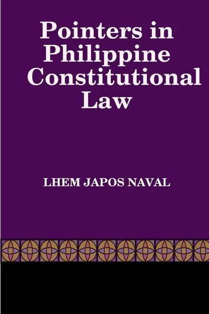 Pointers in Philippine Constitutional Law - Paperback