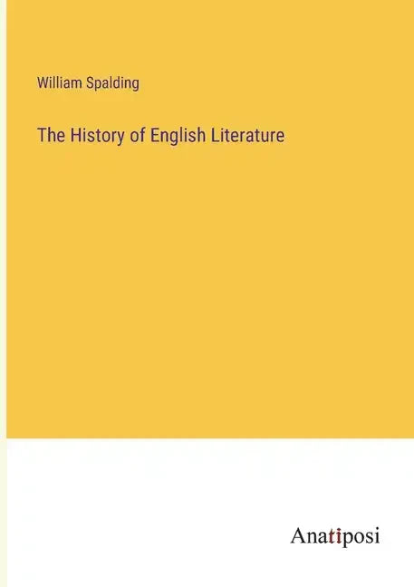 The History of English Literature - Paperback