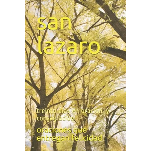san lazaro: treinta días en oración, y consagración - Paperback