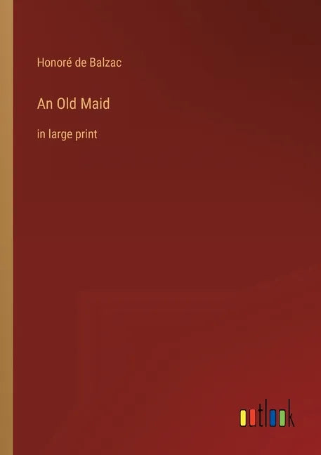 An Old Maid: in large print - Paperback