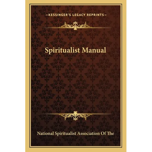 Spiritualist Manual - Paperback