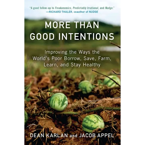 More Than Good Intentions: Improving the Ways the World's Poor Borrow, Save, Farm, Learn, and Stay Healthy - Paperback