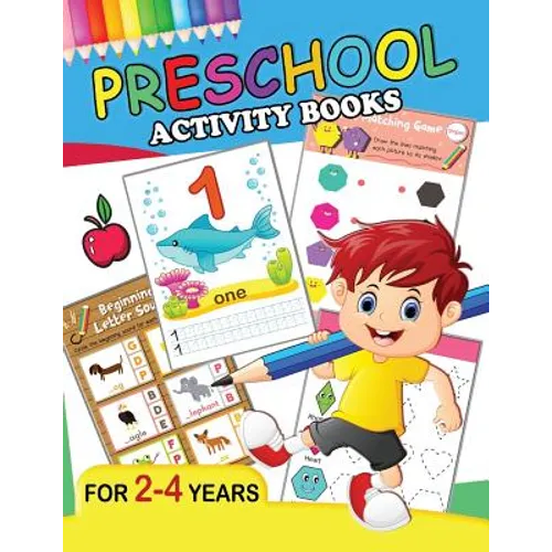 Preschool Activity Books: Fun Big Workbook for Toddler age 2-4 - Paperback